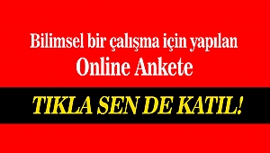 Ankete katılmak için lütfen tıklayın!