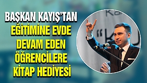 Başkan Kayış’tan Eğitimine Evde Devam Eden Öğrencilere Kitap Hediyesi