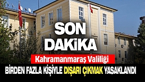 Birden Fazla Kişiyle Dışarı Çıkmak Yasaklandı