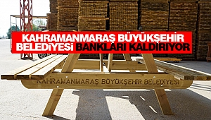 Büyükşehir Belediyesi Bankları Söktü