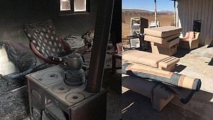 Evi Yanan Vatandaşa Belediyeden Yardım Eli