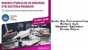 Kadir Has Üniversitesi’nin Herkese Açık ‘Akademi’ Eğitimleri Devam Ediyor