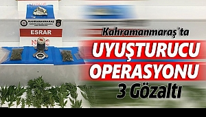 Kahramanmaraş Merkezli Uyuşturucu Operasyonu
