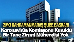 Koronavirüs Komisyonu Kuruldu Bir Tane Ziraat Mühendisi Yok