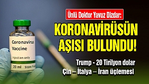 Koronavirüsün aşısı bulundu!