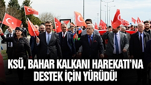 KSÜ Bahar Kalkanı Harekatı’na destek için yürüdü!