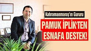 Pamuk iplik'ten esnafa destek