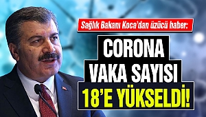 Sağlık Bakanı Koca’dan üzücü haber: Corona Vaka Sayısı 18’e Yükseldi!