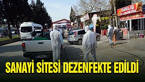 Sanayi Sitesi Dezenfekte Edildi