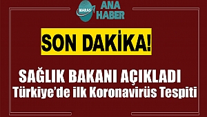 Son dakika…Son dakika... Türkiye’de ilk Koronavirüs Tespiti Yapıldı