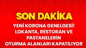 Tüm lokanta ve pastaneler de sadece paket ve gel-al hizmeti