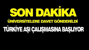 Türkiye aşı için çalışmalara başlıyor