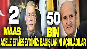 24 Saat Sonra Yaptıkları Bağışı Açıkladılar