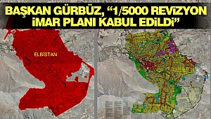 Başkan Gürbüz, “1/5000 revizyon imar planı kabul edildi”