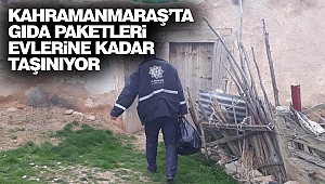 Gıda Paketleri Evlerine Kadar Taşınıyor