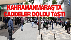 Kahramanmaraş Meydanlara İndi