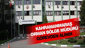 Kahramanmaraş Orman Bölge Müdürü Görevden Alındı