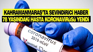 Kahramanmaraş’ta 78 Yaşındaki Vatandaş Koronavirüsü Yendi