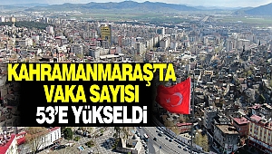 Kahramanmaraş’ta Vaka Sayısı 53’e Yükseldi