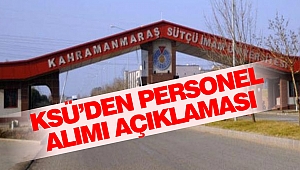 KSÜ’den Personel Alımı Açıklaması