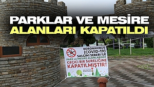 Parklar Ve Mesire Alanları Kapatıldı