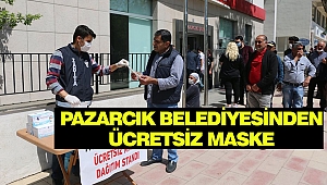 Pazarcık Belediyesinden Ücretsiz Maske