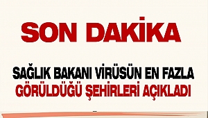Sağlık Bakanı Korona Virüsün En Fazla Olduğu Şehirleri Açıkladı