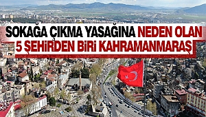 Sokağa Çıkma Yasağına Neden Olan 5 Şehirden Biri Kahramanmaraş