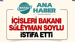 Süleyman Soylu istifa etti