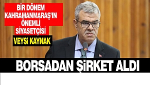 Veysi Kaynak Borsadan Şirket Aldı 