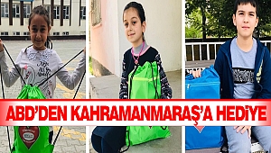 ABD’den Kahramanmaraş’a Hediye