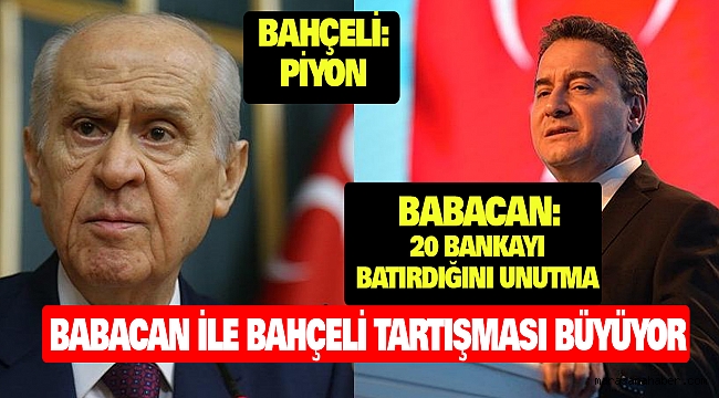 Babacan İle Bahçeli Tartışması Büyüyor