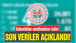 Bakanlıktan umutlandıran tablo! Son veriler açıklandı!