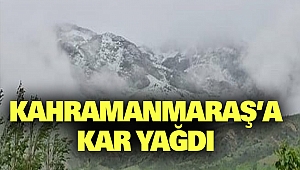 Bu Mevsimde Kahramanmaraş'a Kar Yağdı