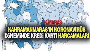 Kahramanmaraş'ın Koronavirüs Döneminde Kredi Kartı Harcamaları