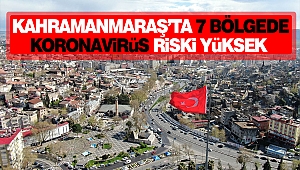 Kahramanmaraş'ta 7 Bölgede Koronavirüs Riski Yüksek