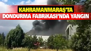 Kahramanmaraş’ta Dondurma Fabrikası’nda Yangın