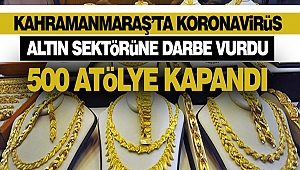 Kahramanmaraş’ta Koronavirüs Altın Sektörüne Darbe Vurdu