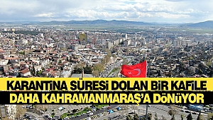 Karantina Süresi Dolan Bir Kafile Daha Kahramanmaraş’a Dönüyor