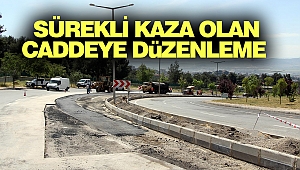 Sürekli Kaza Olan Caddeye Düzenleme