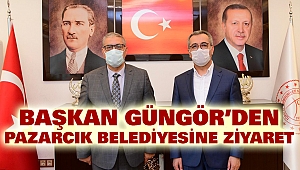 Başkan Güngör’den Pazarcık Belediyesine Ziyaret