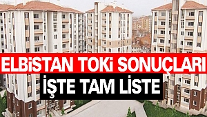 Elbistan TOKİ Sonuçları, İşte Tam Liste