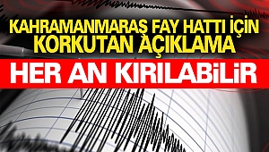 Kahramanmaraş Fay Hattı Her an Kırılabilir