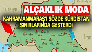 Kahramanmaraş’ı Sözde Kürdistan Sınırlarında Gösterdi