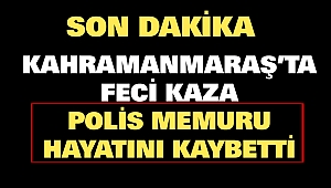 Kahramanmaraş'ta Trafik Kazası: Polis Memuru Hayatını Kaybetti