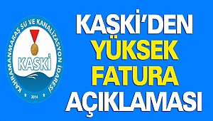 KASKİ'den Yüksek Fatura Açıklaması