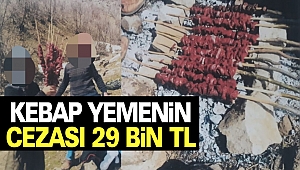 Kebap Yerken Yakalandılar 29 Bin TL Ceza Yediler