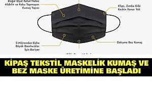 Kipaş Tekstil Maskelik Kumaş Ve Bez Maske Üretimine Başladı