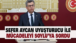 Sefer Aycan “Uyuşturucu Kullanımı Artıyor”