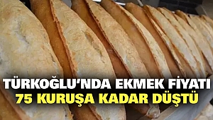 Türkoğlu’nda Ekmek Fiyatı 75 Kuruşa Kadar Düştü